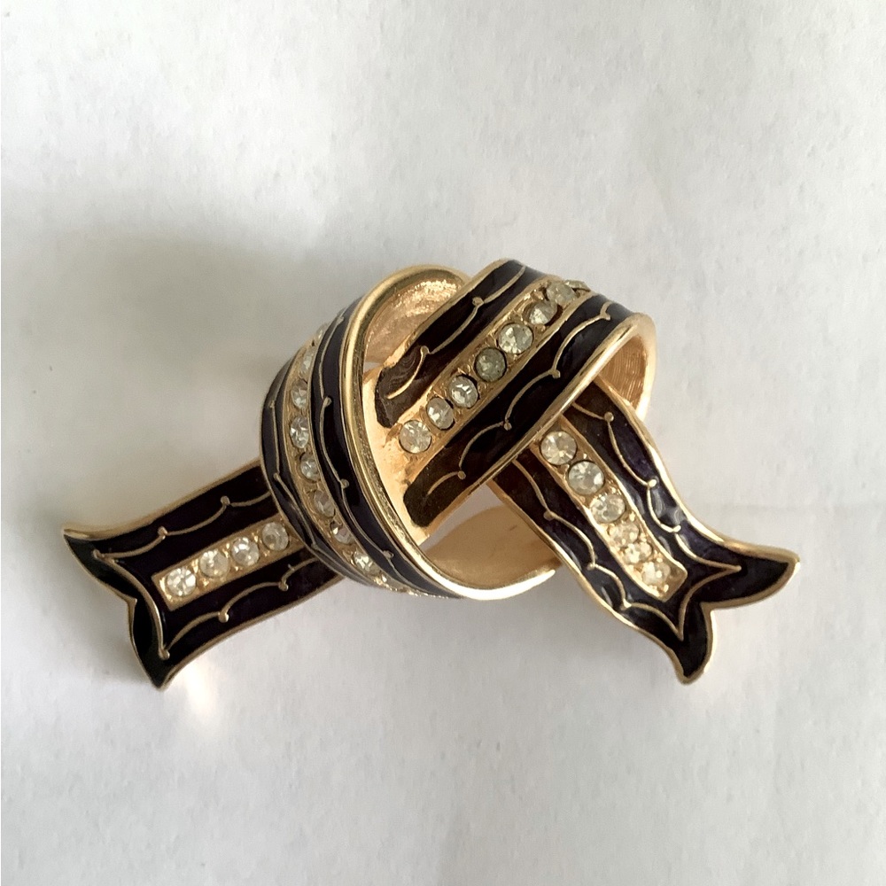Joan Rivers Vintage Bow Knot Brooch